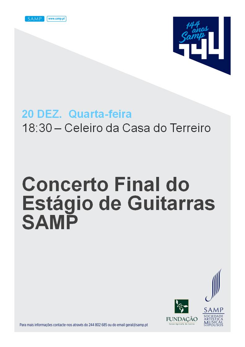 Concerto Final do Estágio de Guitarras SAMP